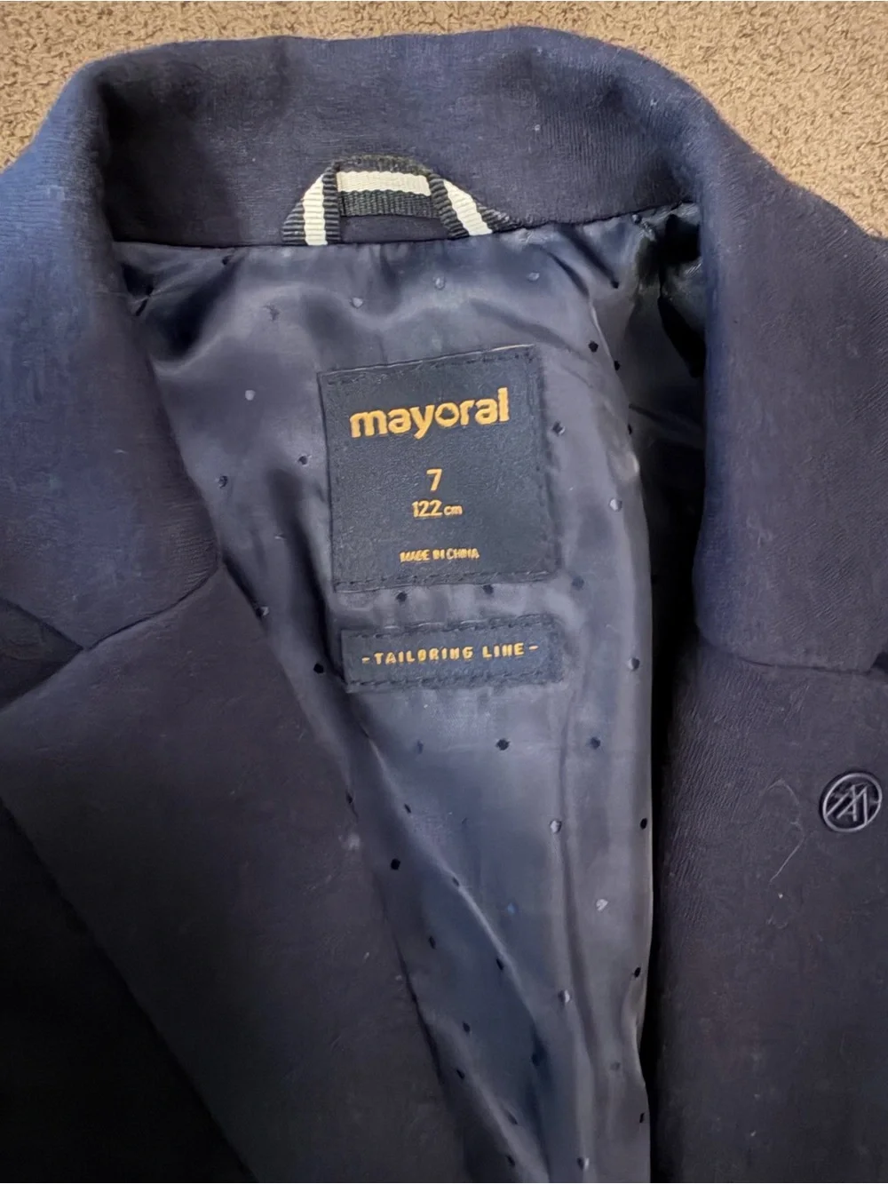 Mayoral Navy Tailored Boys' Jacket
